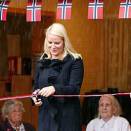 Crown Princess Mette-Marit opens a day care centre in Lund for people suffering from dementia (Photo: Bjørn Sigurdsøn, Scanpix)